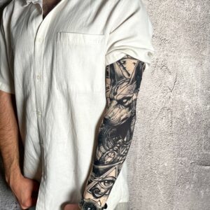 ساق دست مردانه طرح تتو کد 007